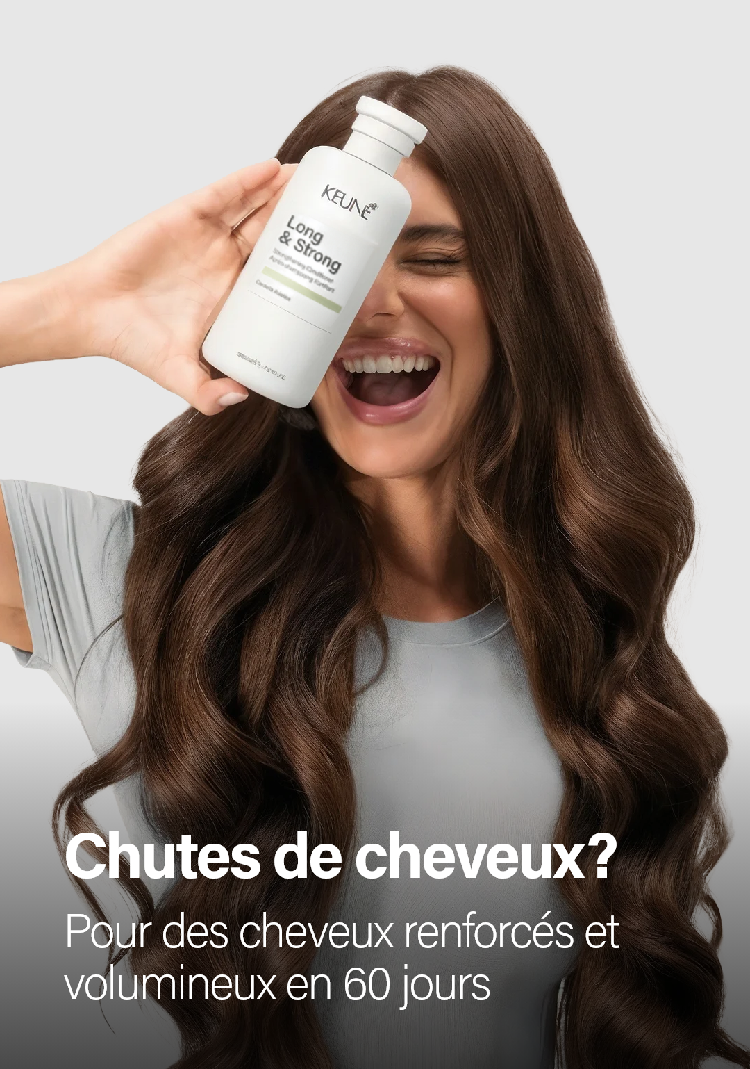 Assurez la fixation et la douceur des cheveux forts avec le revitalisant Keune.