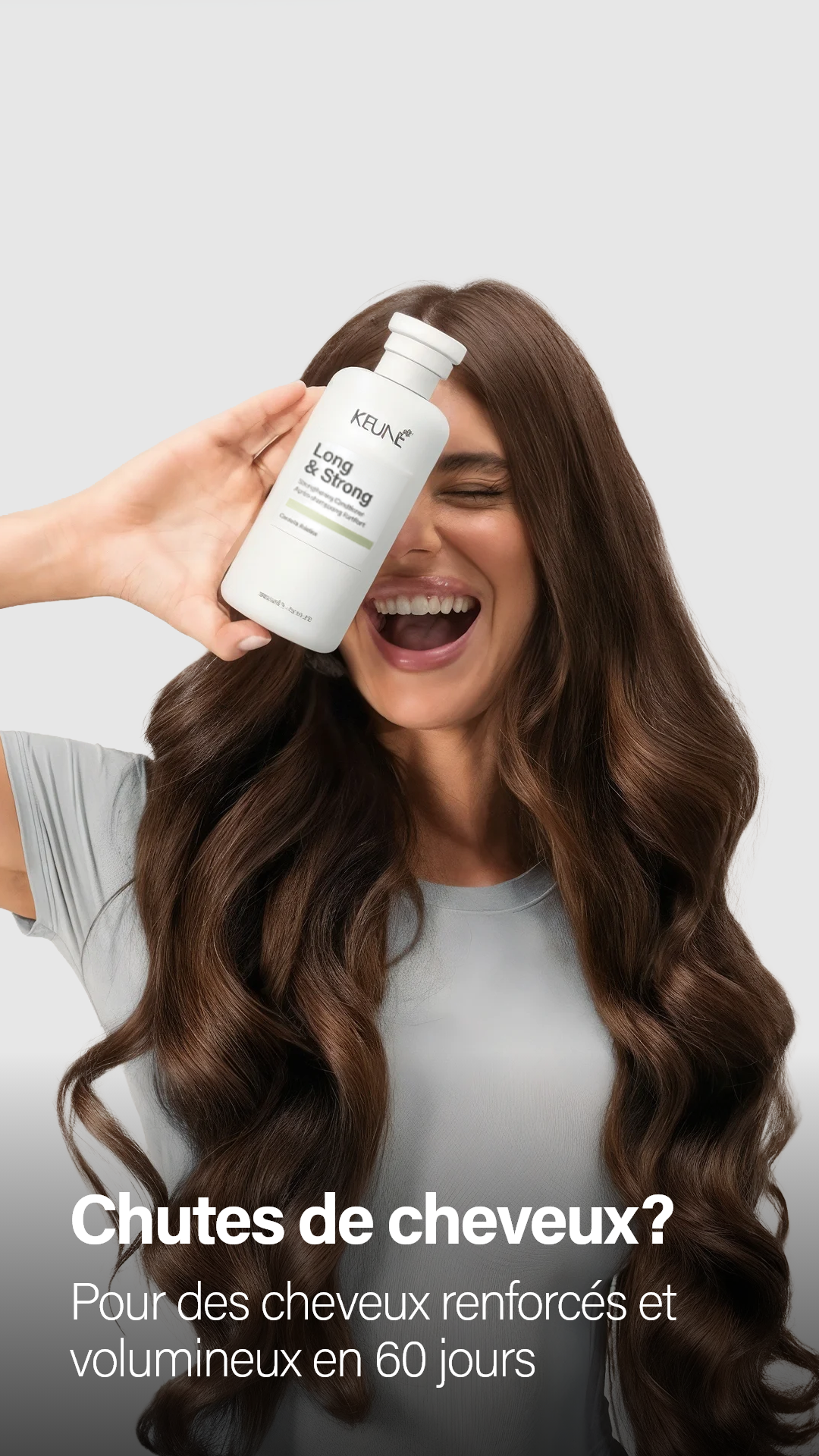 Assurez la fixation et la douceur des cheveux forts avec le revitalisant Keune.