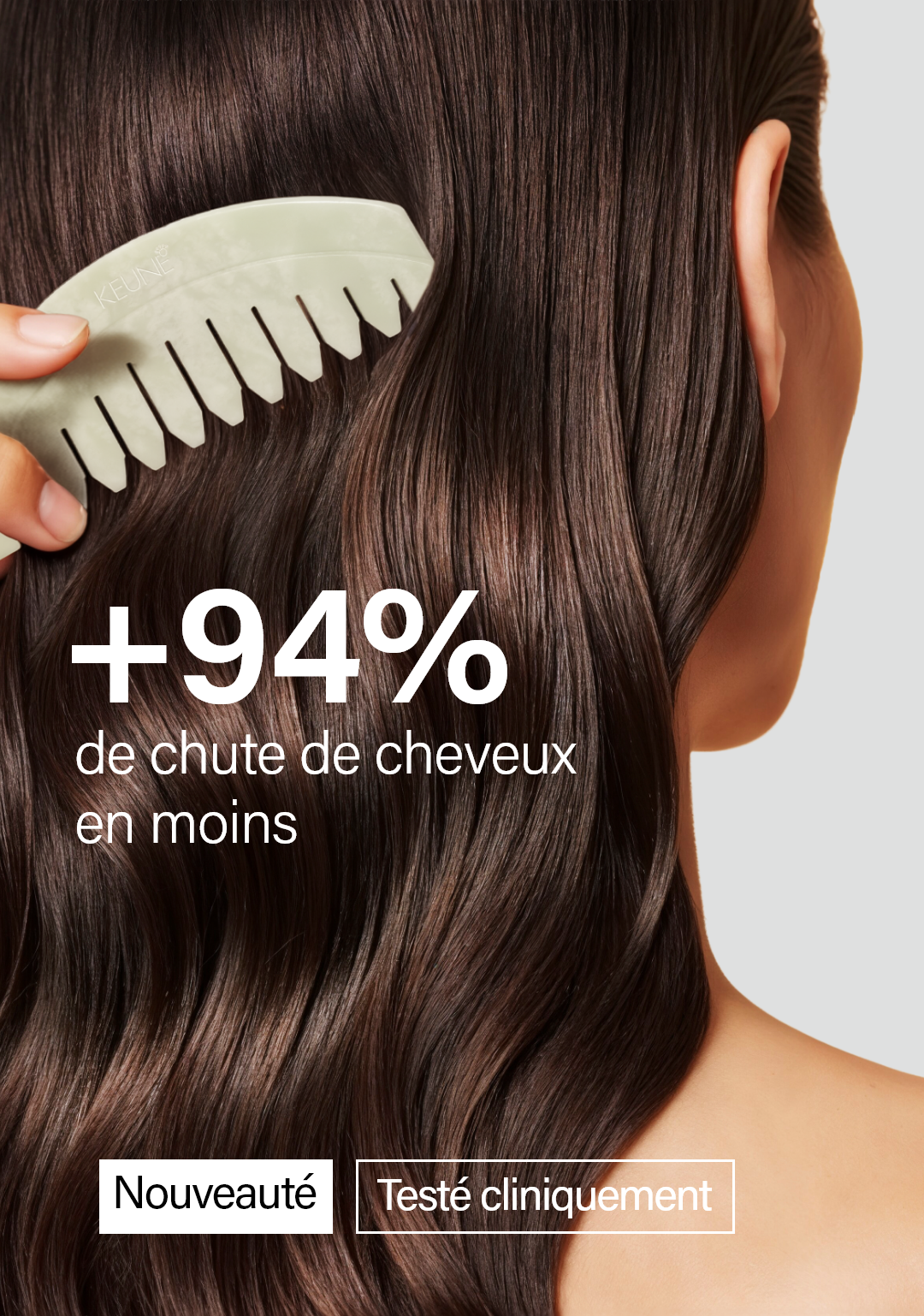Assurez la fixation et la douceur des cheveux forts avec le revitalisant Keune.