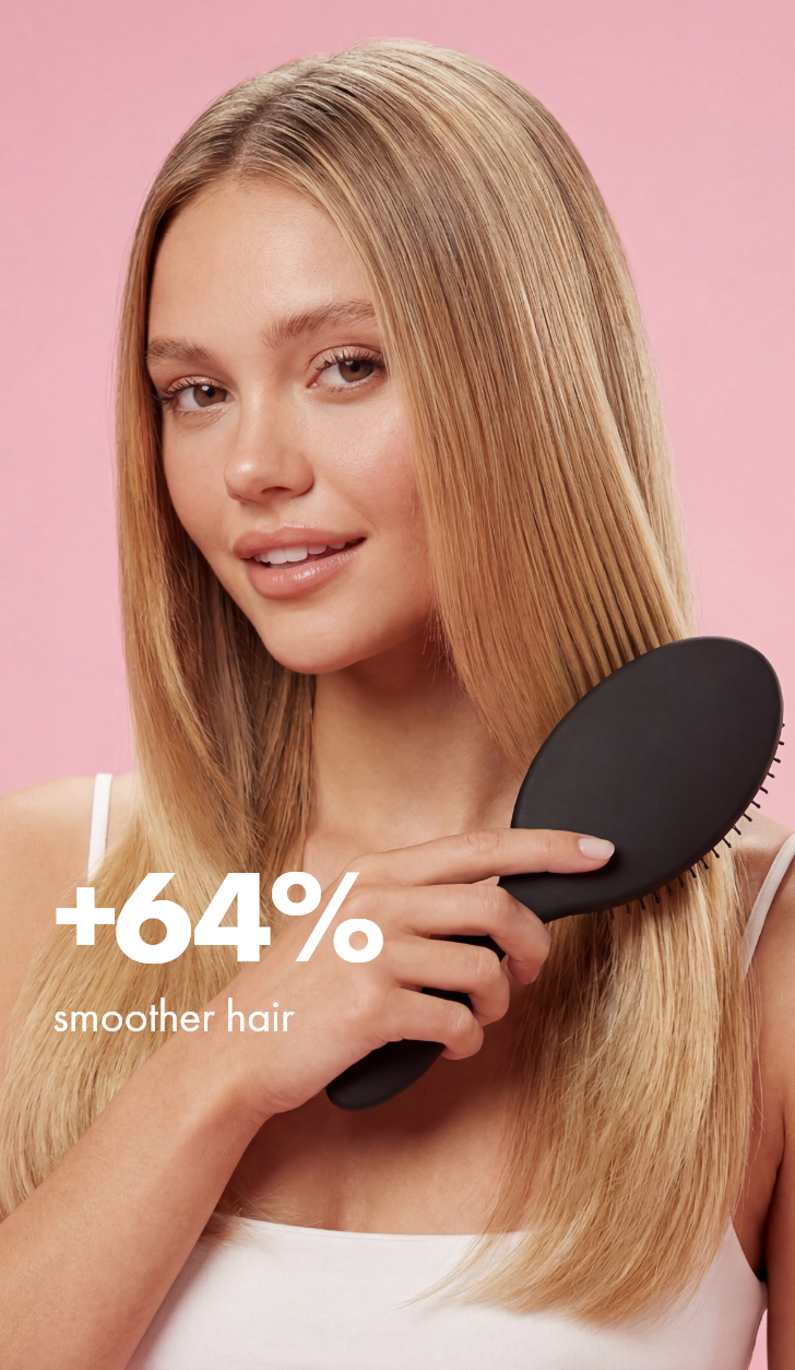  Keune Smooth Control Set with detangler brush for smooth, silky hair.