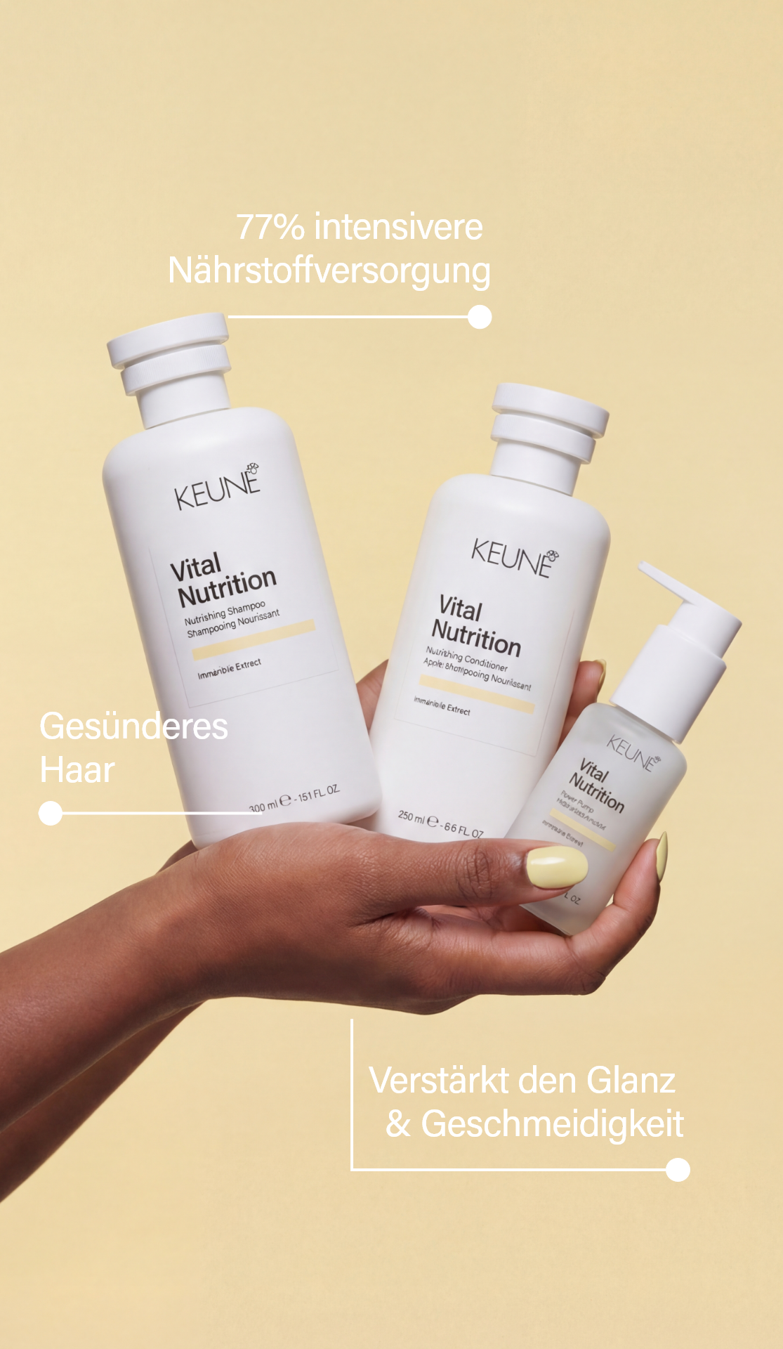 Keune Care Vital Nutrition Conditioner: Nährender Conditioner für trockenes Haar. Perfekt für intensive Haarpflege und Feuchtigkeit.